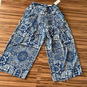 Nwt Sugar Lips Boho Culottes Pants Size XS